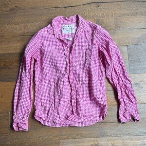 Frank & Eileen Pink Checkered Shirt